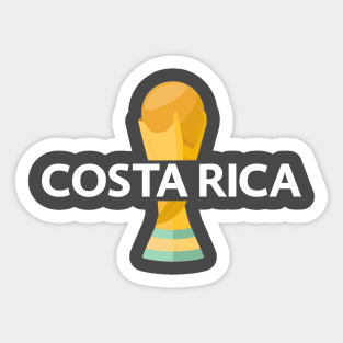 Costarica world cup shirt Sticker